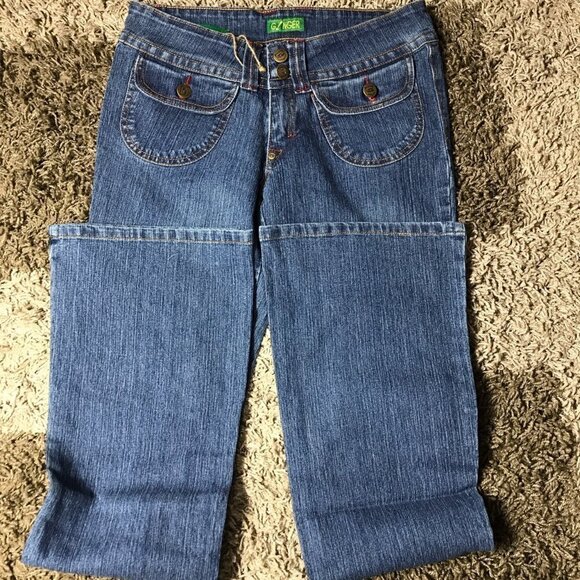 Y2K Gnger Low Rise Flare Jeans. Runs Small. New With Tags - Picture 3 of 4